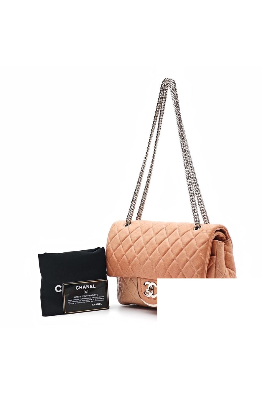 Chanel Double Flap Quilted Chain Shoulder Bag